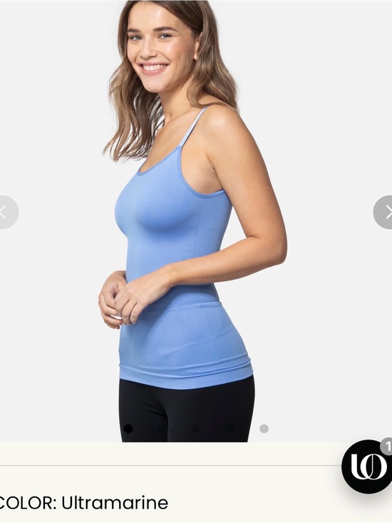 Underoutfit Other - UnderOutfit Shaping Cami Adjustable-Straps have clip-clasp Ultramarine 2X NWT